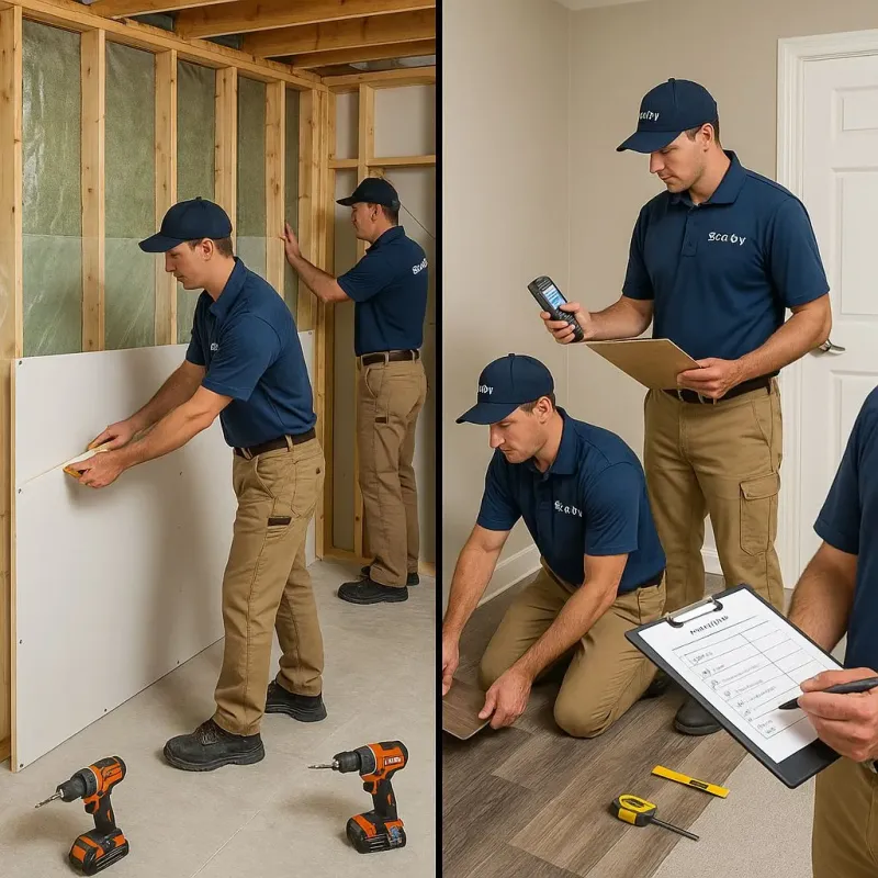 Repairs and Reconstruction process in Raynham, MA